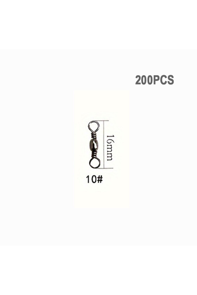 Choice خطافات صيد Goture 200 قطعة بوزن 10-16 كجم ووزن 35 رطلاً و16 مم، مصنوعة...