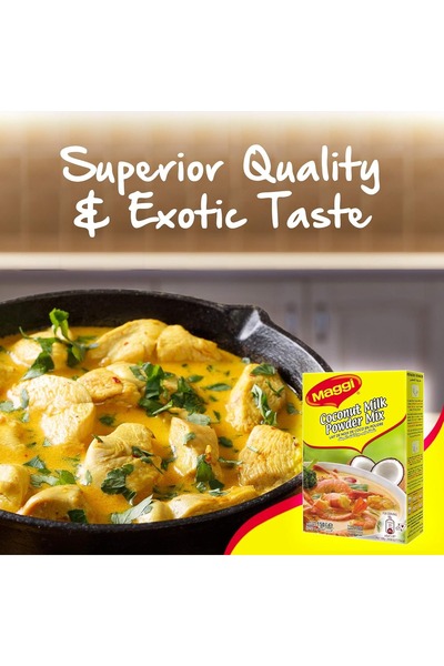 Maggi Coconut Milk Powder 300 g Easy to Mix Coconut Taste for Curries Soups Desserts and Smoothies