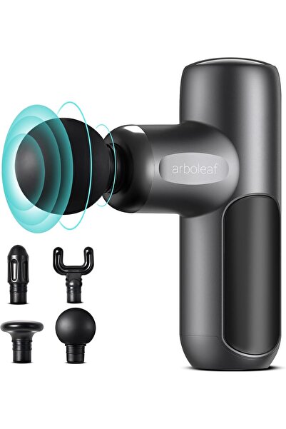 arboleaf مسدس تدليك صغير يعمل بالبطارية، مدلك عميق للأنسجة العضلية مع 4 رؤوس ...