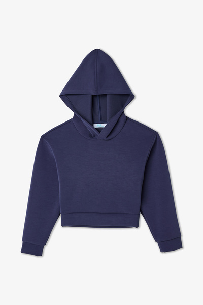 Penti Hanorac moale oversize pentru fete Dark Indigo