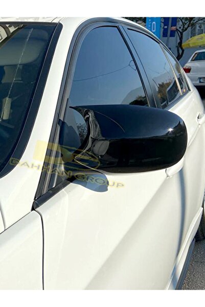 DG Power Bmw 3 Serisi E90 Lcı Makyajlı 2008 - 2011 Batman Yarasa Ayna Kapağı Parlak Siyah Abs Plastik Seti