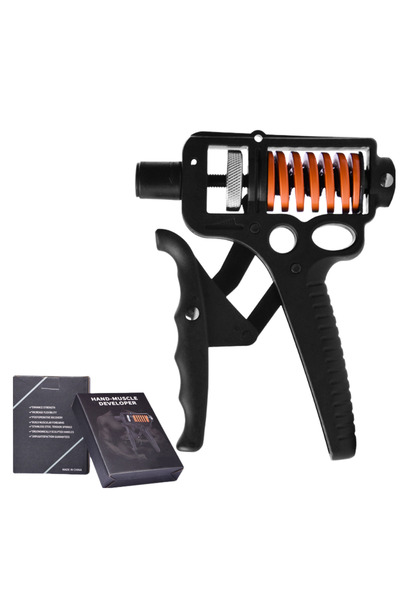 Choice Yellow (Ordinary) 5-175Kg Adjustable Steel Spring Heavy Hand Grip Exercise Strengthener Gripper Fing