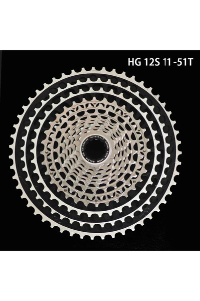 Choice كاسيت 12S HG 11-51T GOLDIX خفيف الوزن للدراجات الجبلية 12 سرعة HG 12S ...