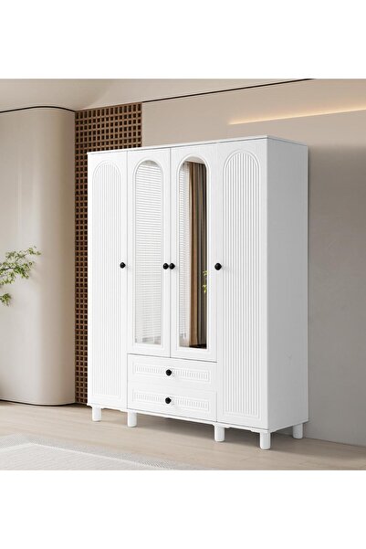 SUDEM MOBİLYA 4 KAPILI MDF DOLAP