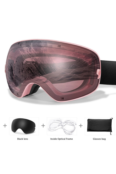 Choice SA8-LS1-OA Ourdoor Sports Teen Men Women Ski Goggles-Anti-fog UV400 Eyewear, Christmas and New Year