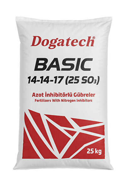 Basıc 14-14-17 + %25 So₃ Azot Inhibitörlü Npk Gübre 25 kg