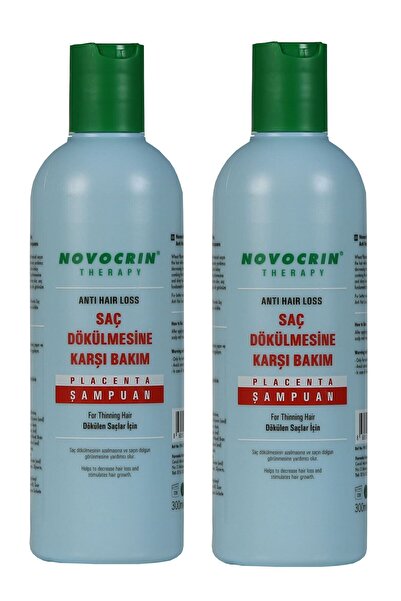 Novocrin Placenta Dökülme Karşıtı Şampuan 300 Ml 2 Adet