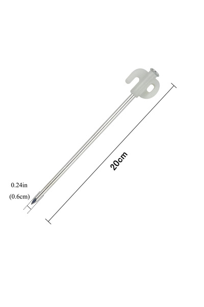 Choice 10pcs 10Pcs/8 Inch Outdoor Tent Nail Tent Pegs Heavy Duty Steel Fluore...