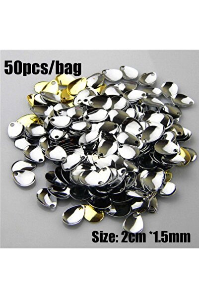 Choice ب 50 قطعة من النيكل الناعم الفضي مع الترتر وجذب الصيد وملعقة معدنية وش...