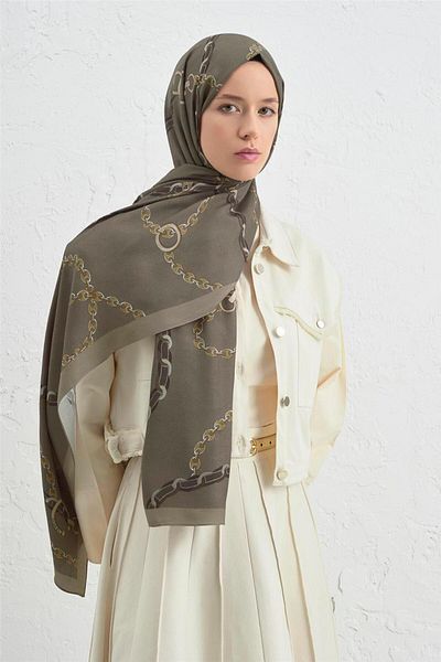 Armine Silk Chain Shawl 2 14