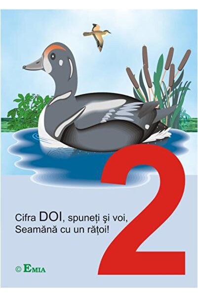 Editura Emia Cifrele hazlii. Scara numerelor - 10 planse si 80