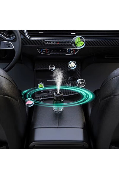 Generic Smart USB Rechargable Car Air Freshener, Mini Aromatherapy Diffuser for Car, Office & Home (Green)