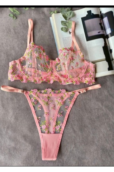 adora lingerie Kadın Sütyon Kilot Bralet takım