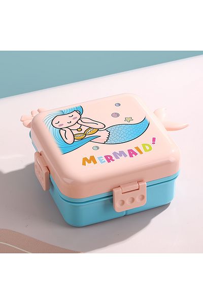 Mobcos Cartoon School Lunch Box Leakproof 304 Stainless Steel Household Fashion Kids