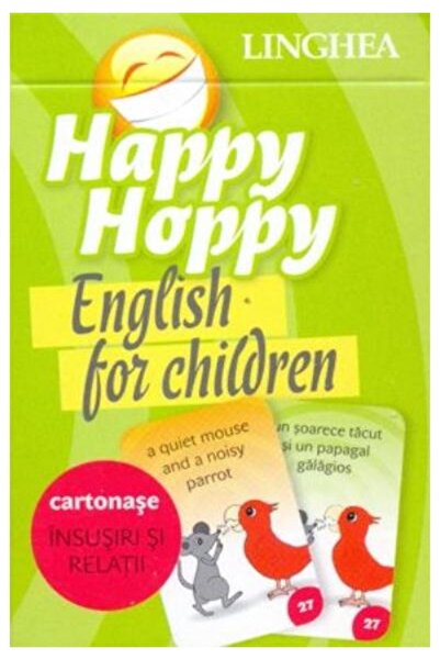 Linghea Happy Hoppy - Cartonase cu imagini pentru invatare