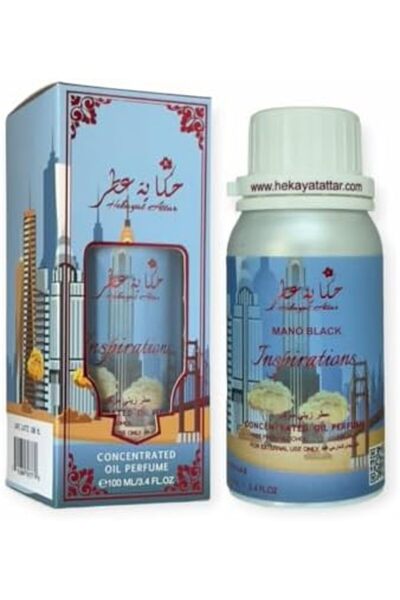 Hekayat Attar زيت عطري مركز مانو بلاك ١٠٠ مل | إلهامات