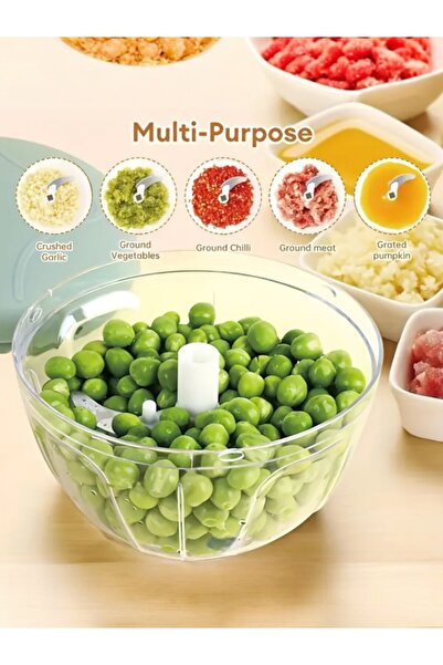 Multiamo 5-Blade Stringed Handheld Rondosu Large Size Onion Vegetable Chopper