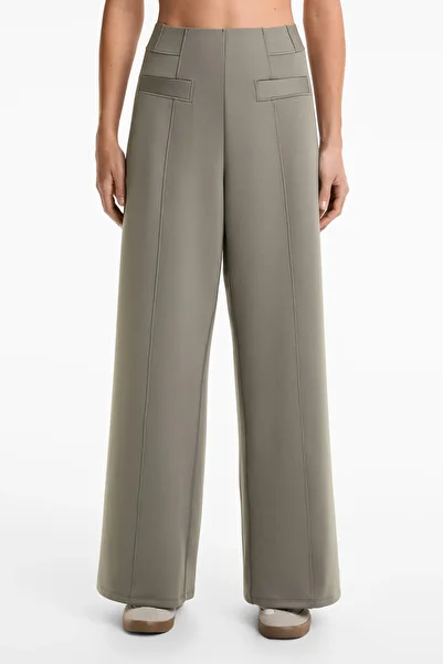 Oysho Neoprene-effect balloon trousers