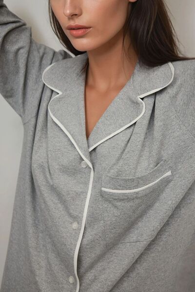 Hiccup Set pijamale tricotate din bumbac moale