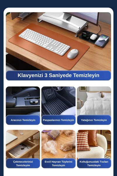 Techmaster Şarjlı Işıklı Araç Kurutucu Mangal Üfleme Yaprak Temizleme Mini Turbo Jet Fanı F020