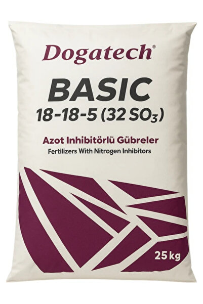 Doğatech Basıc 18-18-5 (32 So₃) Azot Inhibitörlü Granül Npk Gübre 25 kg