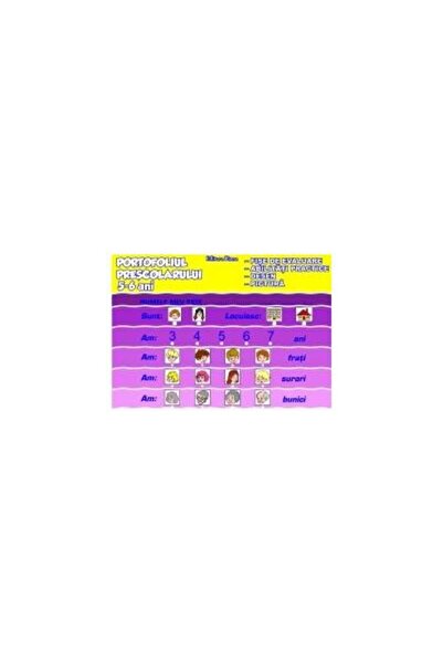 Editura Diana PORTOFOLIUL PRESCOLARULUI 5-6 ANI