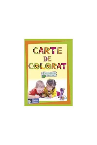 Editura Diamant Carte de colorat Grupa mijlocie (4-5 ani)