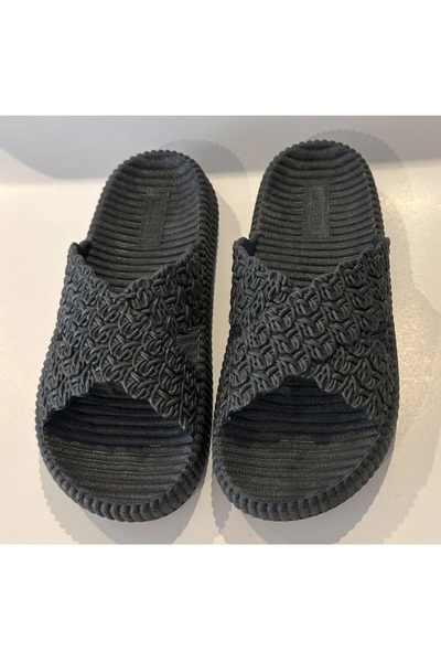 GEZER Thick Sole with Straw Appearance, Non-Slip Wet Floor Home and Street Slippers
