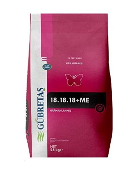 GÜBRETAŞ 18.18.18+ME NPK GÜBRE 25 Kg