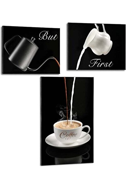 Emoda home Trove ديكور جداري لمطبخ مقهى ديفوسا - لافتة مقهى "لكن أولاً"