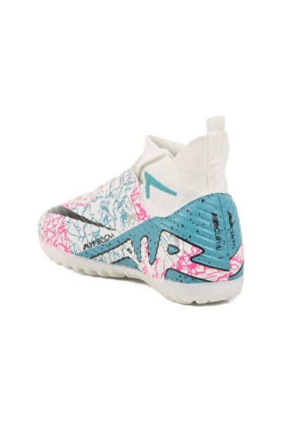 LALİGA Біло-бірюзові футбольні бутси з візерунком