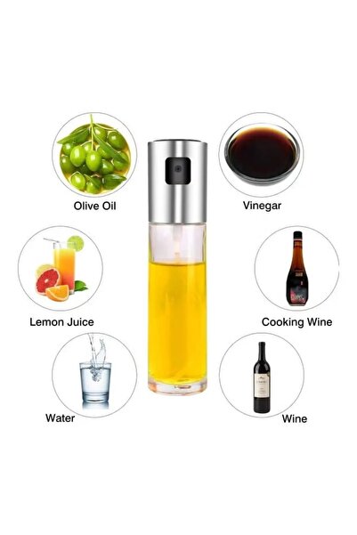 Primo Plus Transparent Oil Spray Bottle Multicolour 100ml