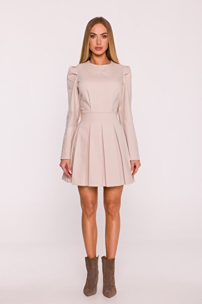 Made of Emotion Flared dress with deep pleats