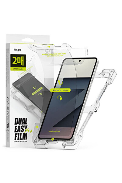 Ringke [Pachet 2x] Folie Samsung Galaxy Z Flip 7 Dual Easy Pro Film, transparenta