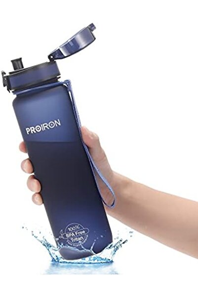 PROIRON Water Bottle 1L Leak-Proof Drink Bottle BPA Free USA Tritan Material Gym Bottle