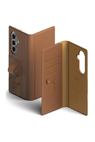Ringke Husa Samsung Galaxy Z Fold 7 Folio Grip Wallet Magnetic, maro