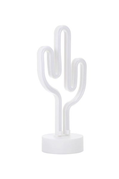 Raffine Cactus Shaped Neon LED Light Green 30x5x25cm