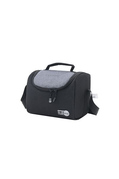 FULL STOP Lunch Bag Insulated Black&Grey