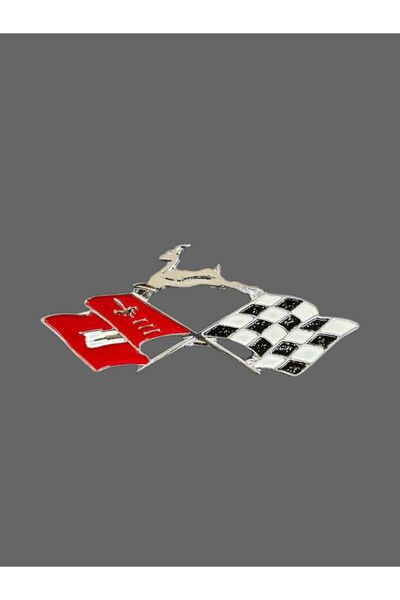 OTO SÜSLEN İSTANBUL Ceylan Casting Chrome Metal Emblem with Rally Flag