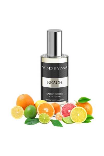 Yodeyma Beach Eau de Parfum for Men, Citrus, Sage, and White Musk, 15ml