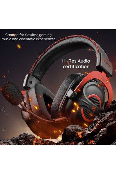 Havit Gaming Headset Compatible with PS5 Havit, with Microphone, H2002E Pro