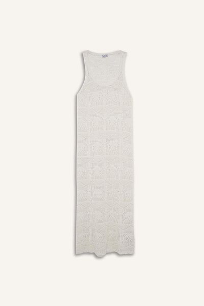 DeFacto Slim Fit Tight Fit Crew Neck Sleeveless Dress G0278Ax25Hs