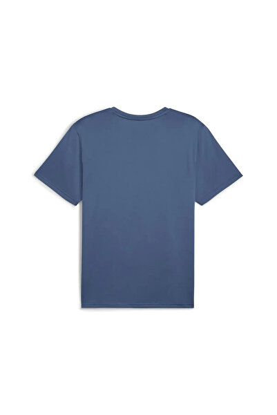 Puma M TAD ESS SOLID CAT TEE LC Синя чоловіча футболка