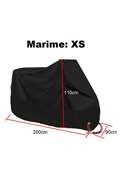 FIXATO Husă de protecție pentru motocicletă / scuter mărimea XS, impermeabilă...