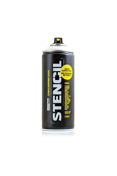 OEM Spray Vopsea Stencil, 9100 White, Montana, 400 ml