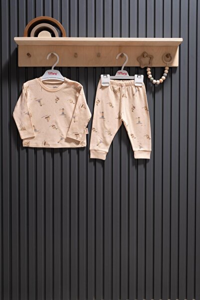 Tiffany Boat Jakarlı Theme Şortlu Takım