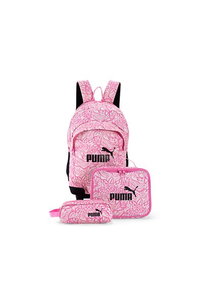Puma Kids Wheel Backpack Set - Pink