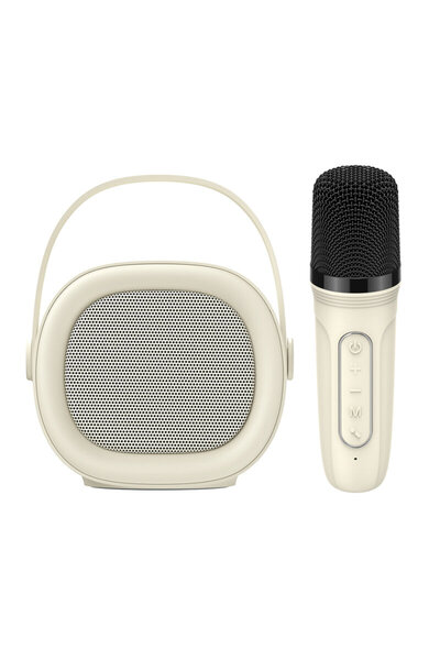 Havit Karaoke speaker with Bluetooth microphone Type-C Havit, SK819BT, beige