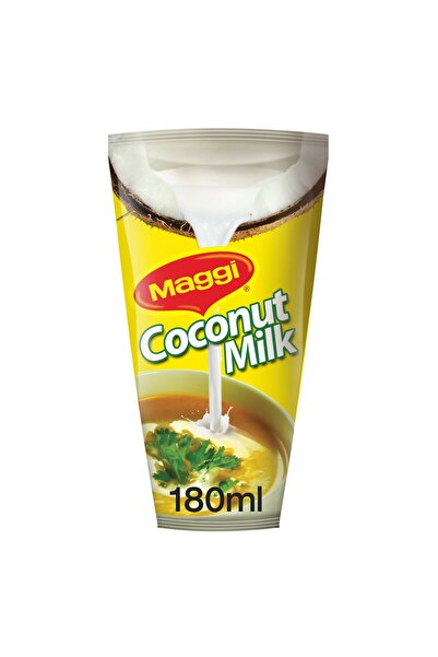 Maggi Coconut Milk Liquid 180 mlReady to Use Creamy Coconut Milk for Curries Desserts and Beverages