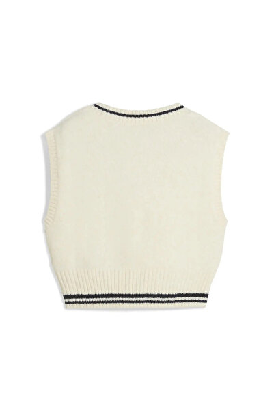 Puma PREMIUM ESS Vest Krem Kadın T-Shirt
